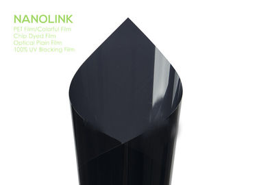 Reducción negra del IR de la película de cristal de la protección de Sun, película ultravioleta anti para Windows auto