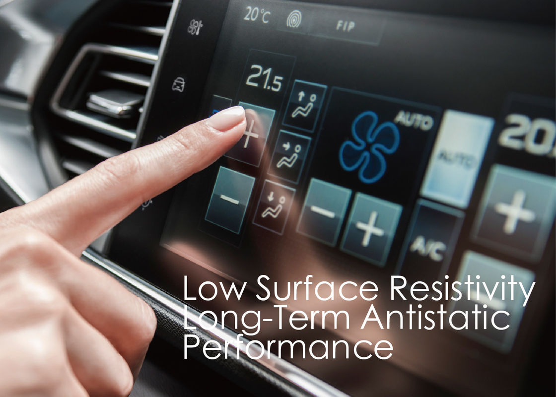 Low Surface Resistivity Anti Static PET Film For Touch Control Panel Screen Protective